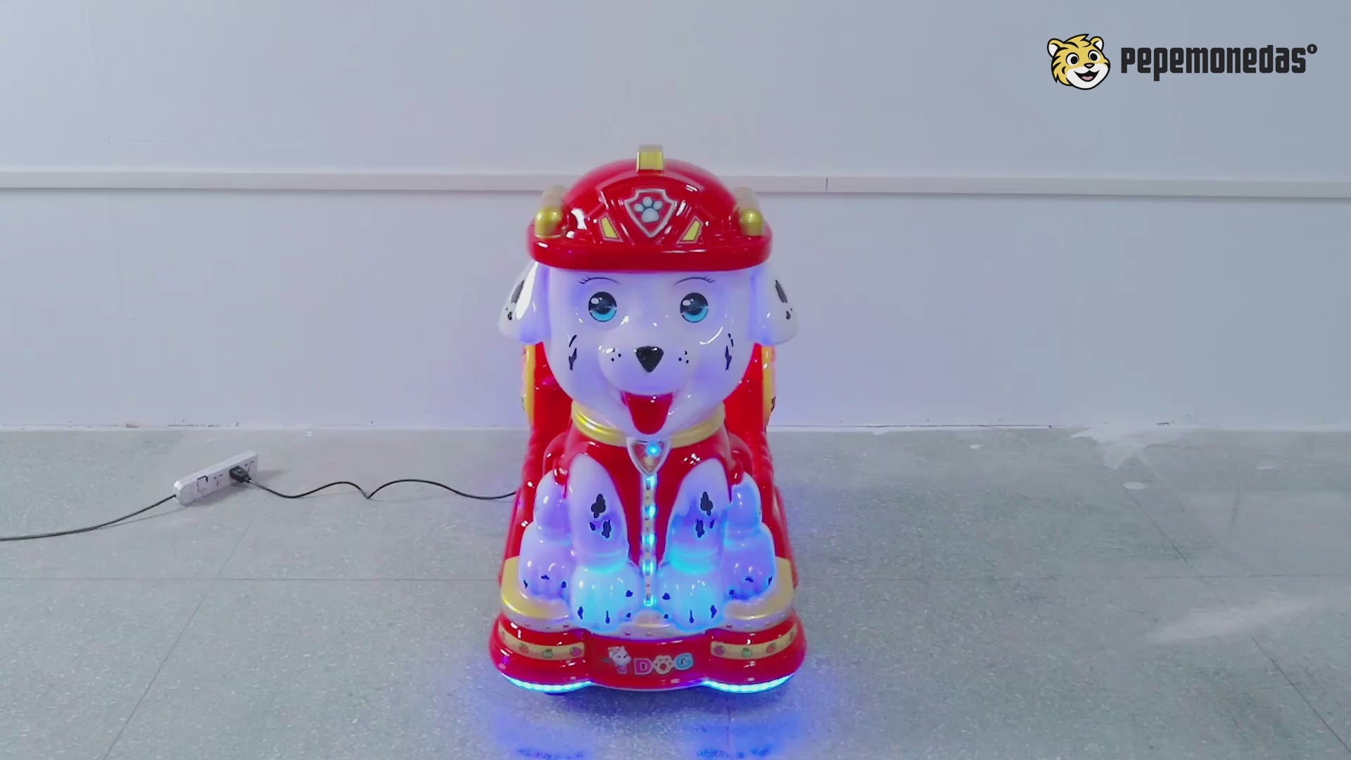 Montable "Fireman Dog" — demostración de funcionamiento. Pepe Monedas.